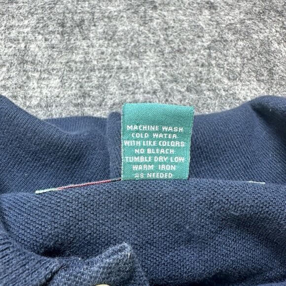 Vintage 90s Polo Big Dogs Shirt Mens XL Blue Embroidered Preppy Faded - Picture 4 of 11